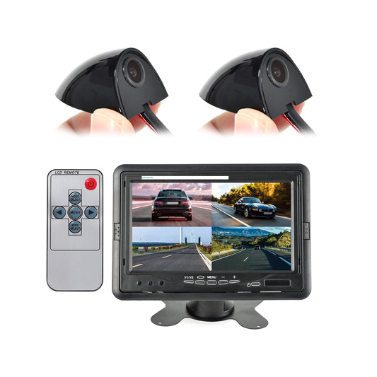 Side View Camera and 7" LCD Monitor kit