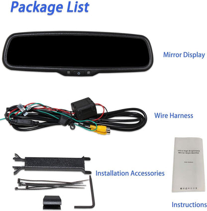 EW-MM01 4.3" LCD Screen Auto Adjusting Brightness Monitor Display