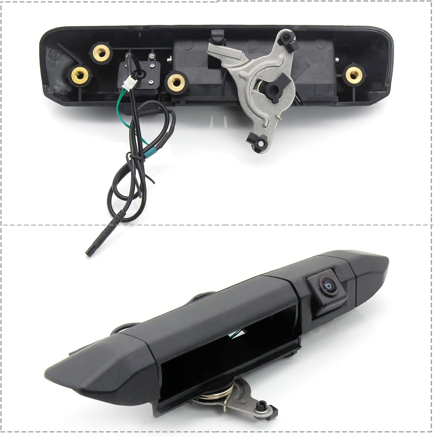 Tailgate Handle Backup Rear View Camera with 4.3" LCD Monitor