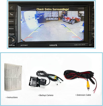 License Plate Backup Reverse Camera for Jeep Wrangler