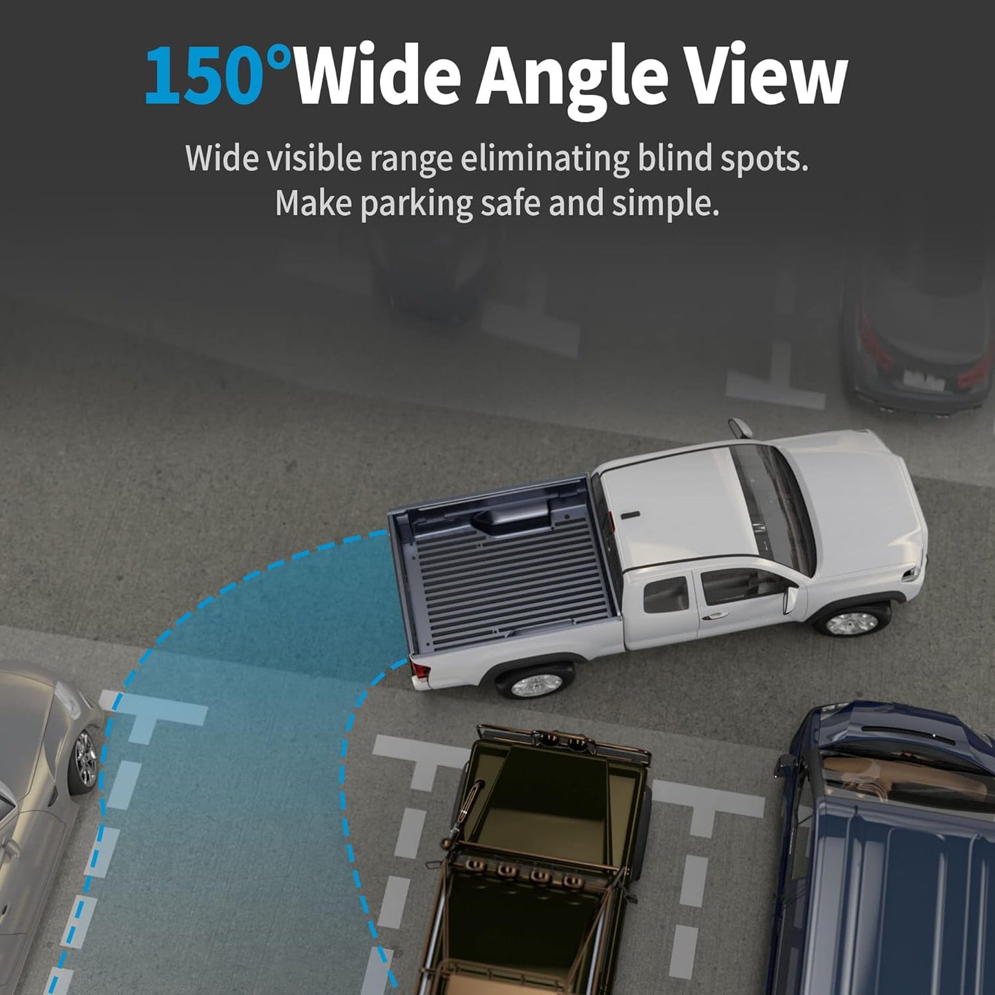 Tailgate Handle Reversing Backing Cameras