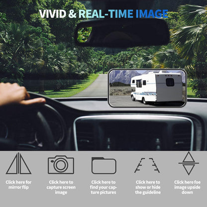 WiFi Wireless RV/Trailer Backup Camera with Mount