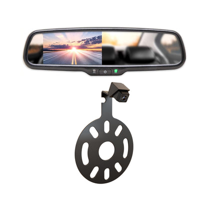 EW-MM02J1002KIT Backup Spare Tire Mount Camera with 4.3" Anti-Glare Mirror  for Jeep Wrangler