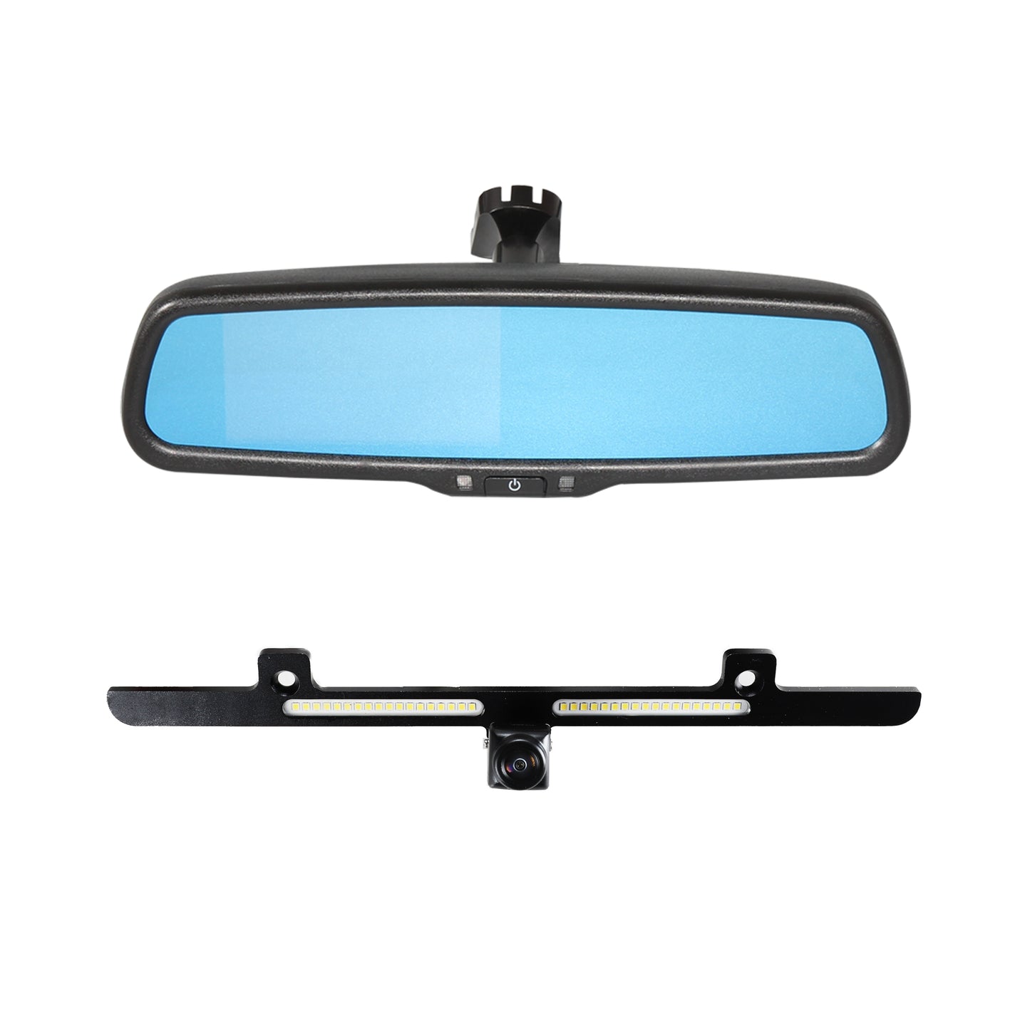 EW-MM02L002KIT License Plate Backup Light Bar with Camera with LCD 4.3" Monitor